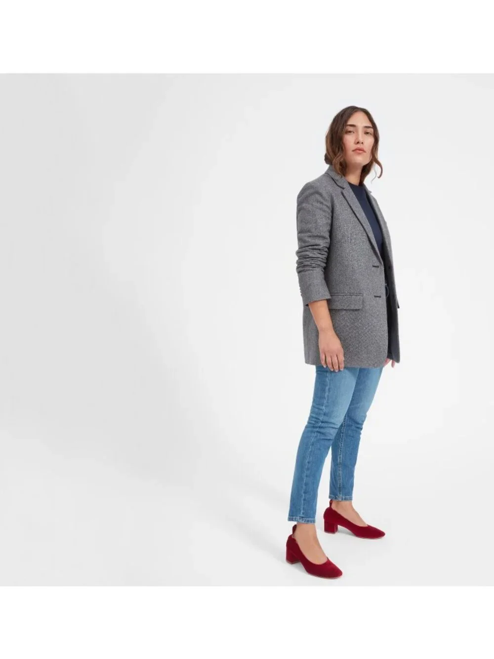 Everlane Women's The Italian Leather Red Heel Size 9.5